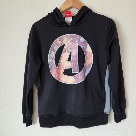 Marvel Other - Marvel Kids Avengers Black Hoodie, Size L
